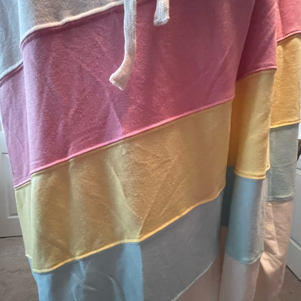 Torrid Multicolor Hoodie - Pink, Yellow, Blue